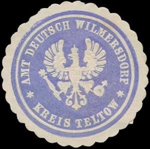 Immagine del venditore per Siegelmarke Amt Deutsch Wilmersdorf Kreis Teltow venduto da Veikkos