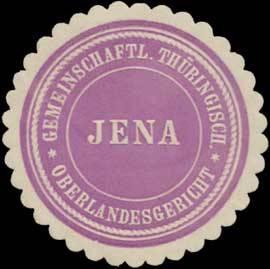 Image du vendeur pour Siegelmarke Gemeinschaftl. Thringisch. Oberlandesgericht Jena mis en vente par Veikkos