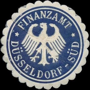 Bild des Verkufers fr Siegelmarke Finanzamt Dsseldorf-Sd zum Verkauf von Veikkos