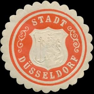 Bild des Verkufers fr Siegelmarke Stadt Dsseldorf zum Verkauf von Veikkos