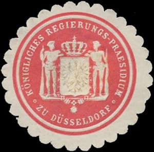 Bild des Verkufers fr Siegelmarke K. Regierungs-Prsidium zu Dsseldorf zum Verkauf von Veikkos