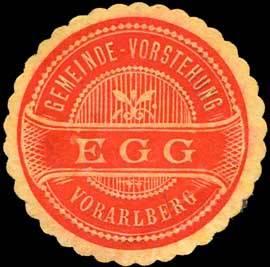 Imagen del vendedor de Siegelmarke Gemeinde-Vorstehung Egg - Vorarlberg a la venta por Veikkos