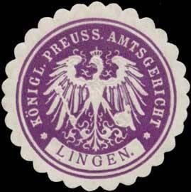 Seller image for Siegelmarke K.Pr. Amtsgericht Lingen for sale by Veikkos