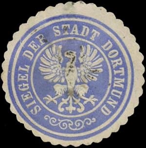 Seller image for Siegelmarke Siegel der Stadt Dortmund for sale by Veikkos