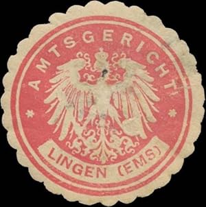 Imagen del vendedor de Siegelmarke Amtsgericht Lingen (Ems) a la venta por Veikkos