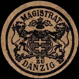 Image du vendeur pour Siegelmarke Magistrat zu Danzig mis en vente par Veikkos