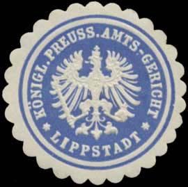 Bild des Verkufers fr Siegelmarke K.Pr. Amts-Gericht Lippstadt zum Verkauf von Veikkos