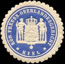 Bild des Verkufers fr Siegelmarke Kniglich Preussisches Oberlandesgericht - Kiel zum Verkauf von Veikkos