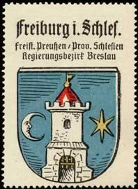 Bild des Verkufers fr Reklamemarke Freiburg in Schlesien zum Verkauf von Veikkos