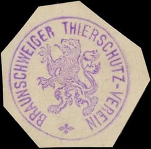Bild des Verkufers fr Siegelmarke Braunschweiger Tierschutz-Verein zum Verkauf von Veikkos