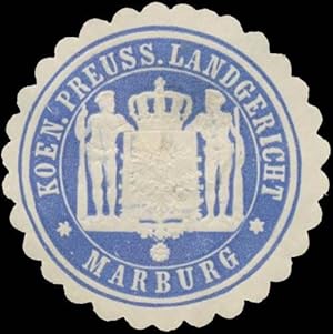 Imagen del vendedor de Siegelmarke K.Pr. Landgericht Marburg a la venta por Veikkos