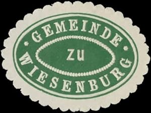 Bild des Verkufers fr Siegelmarke Gemeinde zu Wiesenburg zum Verkauf von Veikkos