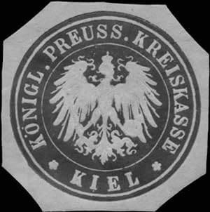 Bild des Verkufers fr Siegelmarke K.Pr. Kreiskasse Kiel zum Verkauf von Veikkos