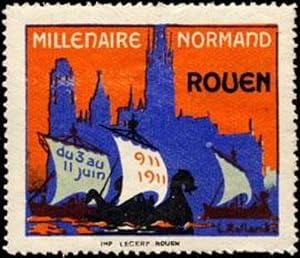 Image du vendeur pour Reklamemarke Millenaire Normand mis en vente par Veikkos