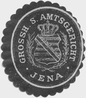 Image du vendeur pour Siegelmarke Gr. S. Amtsgericht Jena mis en vente par Veikkos