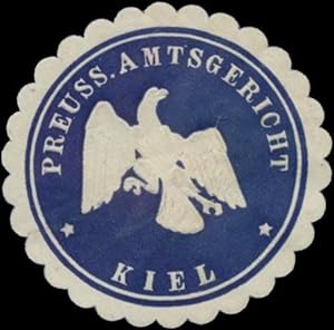 Bild des Verkufers fr Siegelmarke Pr. Amtsgericht Kiel zum Verkauf von Veikkos