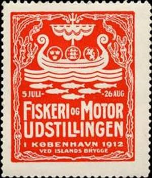 Imagen del vendedor de Reklamemarke Fiskeri og Motor Udstillingen a la venta por Veikkos