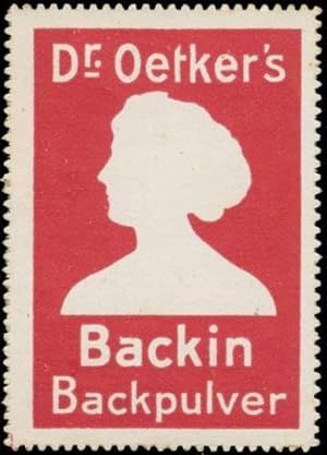 Seller image for Reklamemarke Dr. Oetkers Backin Backpulver for sale by Veikkos