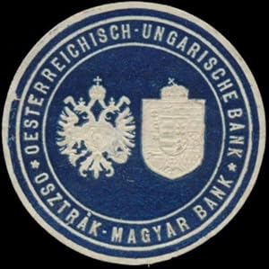 Bild des Verkufers fr Siegelmarke sterreichisch-Ungarische Bank zum Verkauf von Veikkos