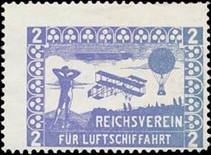 Reklamemarke Reichsverein der Luftschiffahrt