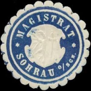 Bild des Verkufers fr Siegelmarke Magistrat Sohrau/Schlesien zum Verkauf von Veikkos