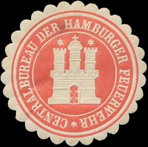 Seller image for Siegelmarke Centralbureau der Hamburger Feuerwehr for sale by Veikkos