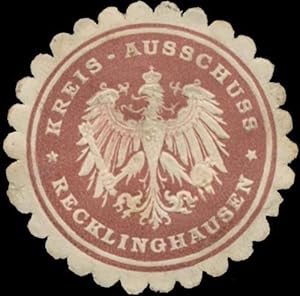 Bild des Verkufers fr Siegelmarke Kreisausschuss Recklinghausen zum Verkauf von Veikkos