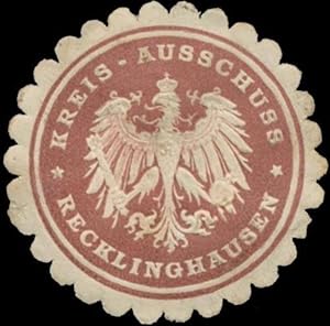 Seller image for Siegelmarke Kreisausschuss Recklinghausen for sale by Veikkos