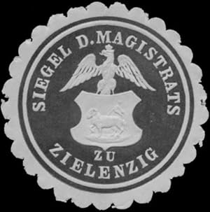 Immagine del venditore per Siegelmarke Siegel des Magistrats zu Zielenzig venduto da Veikkos