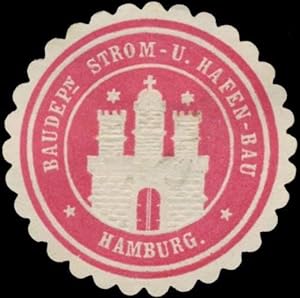Imagen del vendedor de Siegelmarke Baudepn. Strom- und Hafen-Bau a la venta por Veikkos