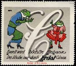 Seller image for Reklamemarke Erdal Frosch - Buchstabe E for sale by Veikkos