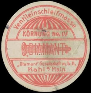 Seller image for Reklamemarke Ventileinschleifmasse Diamant for sale by Veikkos