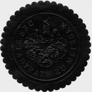 Bild des Verkufers fr Siegelmarke Der Stadtrath zu Meissen zum Verkauf von Veikkos