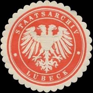 Seller image for Siegelmarke Staatsarchiv Lbeck for sale by Veikkos