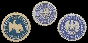 Bild des Verkufers fr Driesen Sammlung Siegelmarken zum Verkauf von Veikkos