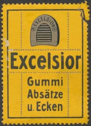 Image du vendeur pour Reklamemarke Excelsior Gummi Abstze und Ecken mis en vente par Veikkos
