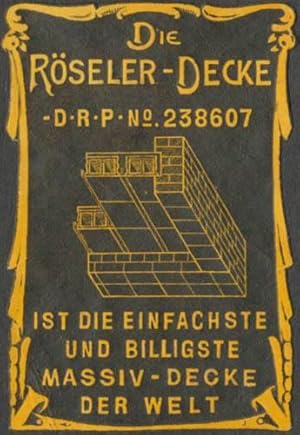 Seller image for Reklamemarke Rseler-Decke - Hausbau for sale by Veikkos