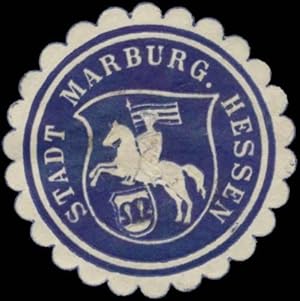 Imagen del vendedor de Siegelmarke Stadt Marburg/Hessen a la venta por Veikkos