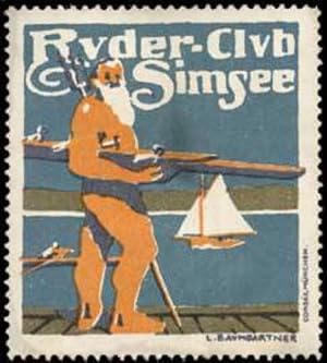 Image du vendeur pour Reklamemarke Ruderclub Simsee mis en vente par Veikkos