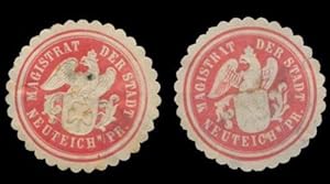 Bild des Verkufers fr Neuteich Westpreuen Sammlung Siegelmarken zum Verkauf von Veikkos