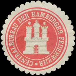 Seller image for Siegelmarke Centralbureau der Hamburger Feuerwehr for sale by Veikkos