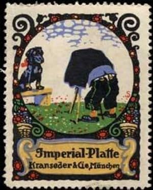 Image du vendeur pour Reklamemarke Fotografie Imperial - Platte mis en vente par Veikkos