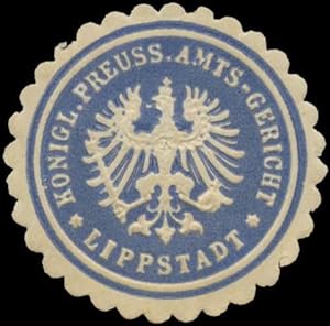 Bild des Verkufers fr Siegelmarke K.Pr. Amtsgericht Lippstadt zum Verkauf von Veikkos