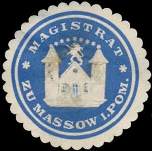 Seller image for Siegelmarke Magistrat zu Massow in Pommern for sale by Veikkos
