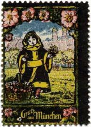 Seller image for Reklamemarke Gru aus Mnchen for sale by Veikkos