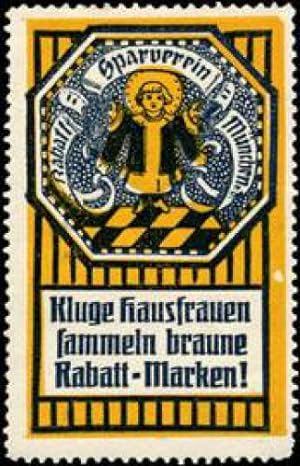Seller image for Reklamemarke Kluge Hausfrauen sammeln braune Rabatt - Marken ! for sale by Veikkos