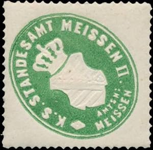 Immagine del venditore per Siegelmarke K.S. Standesamt Meissen II venduto da Veikkos