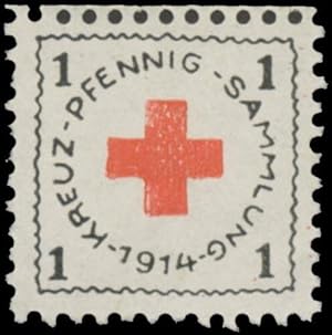 Bild des Verkufers fr Siegelmarke Rotes Kreuz Pfennig Sammlung zum Verkauf von Veikkos