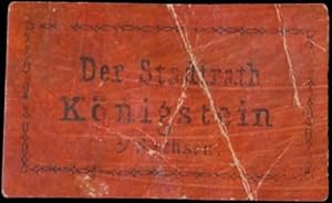 Seller image for Siegelmarke Der Stadtrath Knigstein Sachsen for sale by Veikkos