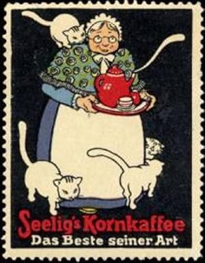 Seller image for Reklamemarke Oma trinkt Seeligs Korn-Kaffee for sale by Veikkos